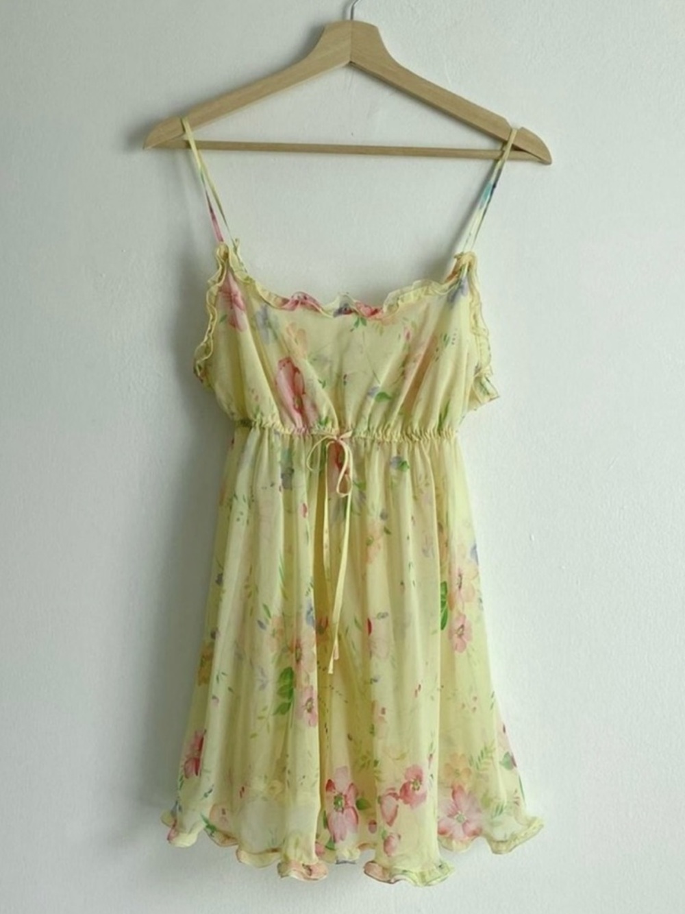 Vintage Victoria's Secret Milkmaid Floral Babydoll Dress - Picture 3 of 8